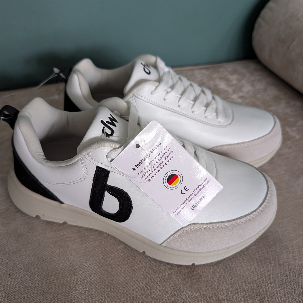 Diawin Smooth Jazz Wide Shoe~Active Leather Edition~Therapeatic Shoes Sz 8 NWT's